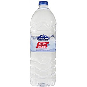 image of Agua Mineralizacin Muy Dbil Uniaqua 1, 5 L