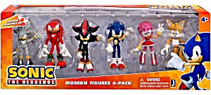 image of Sonic the Hedgehog Sonic Deluxe Set Action Figure 6-pack