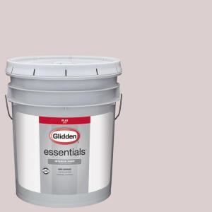 image of Glidden Essentials 5 Gal. #HDGR35 White Lilac Flat Interior Paint