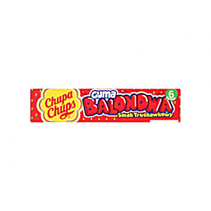 image of Chupa Chups Guma Balonowa Smak Truskawkowy (6 Sztuk) 27.6 G