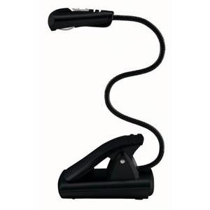 image of Wedo 2541001 Mobile Leselampe (mit Led Beleuchtung Und Clip) Schwarz