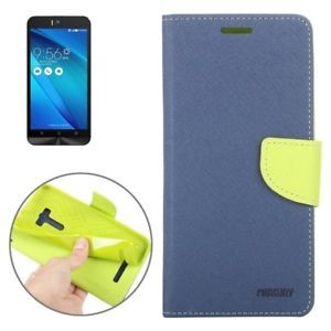 image of Au Asus Zenfone Selfie Mobile Phone Cover Case Etui Blue 0035D