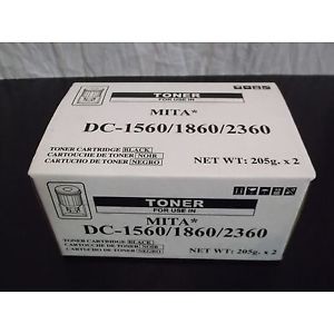 image of For Kyocera Mita 37090011 Black Toner Cartridge (2 X 205GR) ; DC1560 DC2360