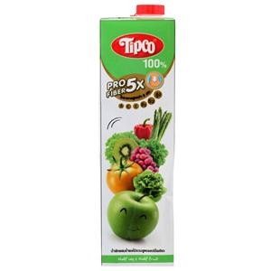image of Tipco Profiber Mixed Vegetable and Fruit Juice Green Apple Formula