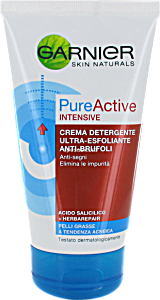 image of Garnier Pureactive Intensive Crema Detergente Ultra-esfoliante Anti-brufoli Pelli Grasse 150 ML