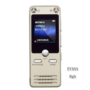 image of MP3 Player, voice Recorder, evasa FM Radio, 8gb Digital Audio Recorder Dictaphone