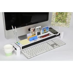 image of Cyanics Istick Desktop Organizer Computer Desk Accessories 3 Port USB Hub Cup Ho