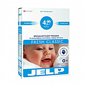 image of Jelp Fresh Classic Specjalistyczny Proszek Do Prania Odzie&0;y Dziecięcej 320G