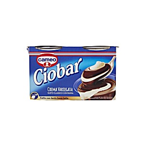 image of Cameo Ciobar Crema Variegata Gusto Classico Con Panna 2 X 100 G