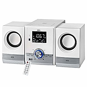 image of Aeg MC 4461 BT Blanc - Micro Chane Bluetooth, CD, MP3, USB
