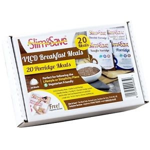 image of 20 Slim & Save VLCD Breakfast Meals - Porridge, Banoffee Porridge, Chocolate &