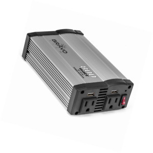 image of Bravo View Inv-800u - 800-watt Power Inverter With Dual USB Charging