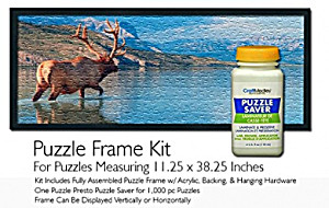 image of Jigsaw Puzzle Frame Kit - Featuring Craft Medley Puzzle Glue