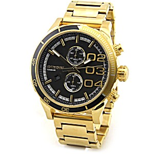 diesel reloj dorado