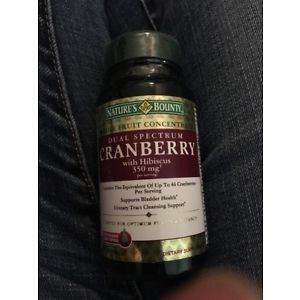 image of Nature's Bounty Dual Spectrum Cranberry With Hibiscus - 60 Softgels