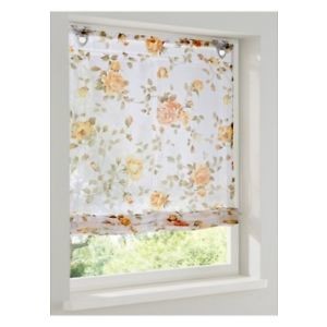 image of Heine Home Raffrollo Digitaldruck Mit Blumen Mit Haken Und sen 130 / 100 CM