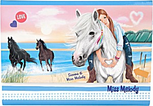 image of Depesche 6567 - Miss Melody Briefpapier In Fchermappe, Blau