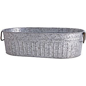 image of Better Homes & Gardens Galvanized Oval Tub