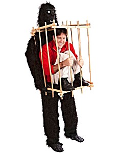 image of Gorilla & Cage Costume Fancy Dress