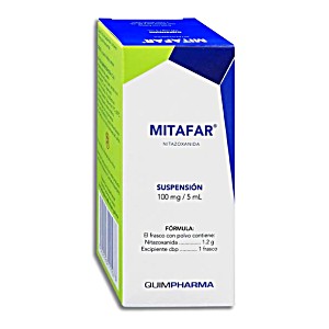 image of Mitafar Susp. Caja C / Fco. C / Pvo. P / 60 ML.