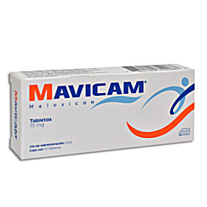 image of Mavicam 15 MG Con 10 Tabletas