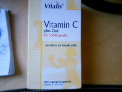image of Vitalis, Vitamin C Plus Zink + Selen + Vitamin D3  