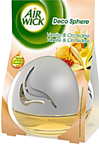 image of Air Wick Decosphere Vanille & Orchide / Hlt Bis Zu 6 Wochen/ Eleganter Duft / Wohnaccesoire/ Sehr Schnes Design / 75ml