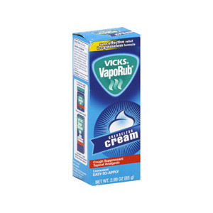 image of Vicks Vaporub Cough Suppressant / Topical Analgesic Greaseless Cream