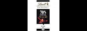 image of Chocolat Noir 70% De Cacao Excellence Lindt,