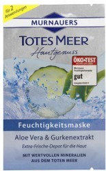 image of Murnauers Totes Meer Feuchtigkeitsmaske Aloe Vera & Gurkenextrakt