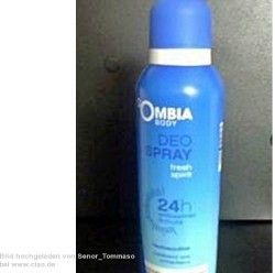 image of Ombia Body Deo Spray Sensitive