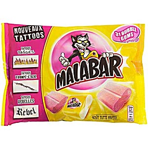 3509140020314 Upc Malabar Kaugummi, Tutti Frutti