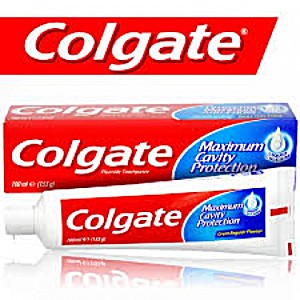 Colgate toothpaste maximum cavity protection 100ml 08/15, 10/15 (en,fr,pt,ar) (6001067003472)