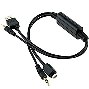 image of Generic Cable To Aux Adaptor For Bmw Mini Cooper Ipod Iphone Ipad Uk Stock C14445