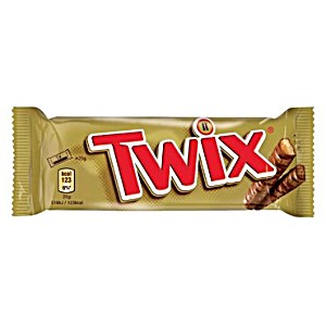 image of Twix Barra De Chocolate Crujiente De Galleta Y Caramelo En Chocolate Con Leche 25X50G