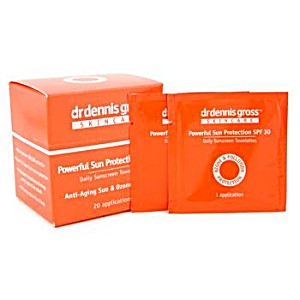 image of Dr Dennis Gross Powerful Sun Protection Spf 30 Daily Sunscreen Towelettes