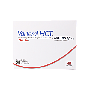 image of Varteral HCT 160 / 10 / 12.5MG Caja X 30 Cap