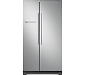 image of Samsung Rs54n3103sa / Eu American Fridge Freezer - Graphite