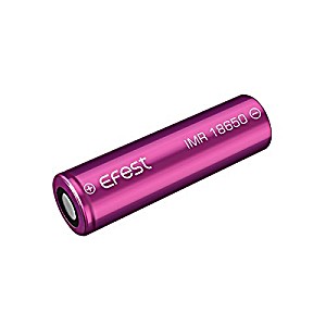 image of Genuine Efest 2500mah Imr 18650 Battery - 35amp Battery - Flat Top