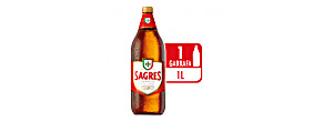 image of Precio De Sagres Cerveza Rubia Portuguesa Botella 1 L