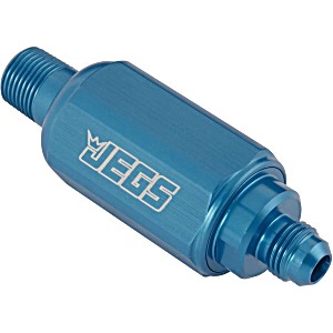 image of Jegs 15062 Custom Compact Billet In-line Fuel Filter
