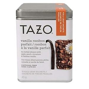 image of Tazo Vanilla Rooibos Full Leaf Tea, 15 Count Sachets