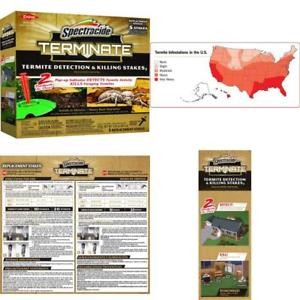image of Spectracide Terminate Termite Detection Killing Stakes (refill) 5 CT (96116)